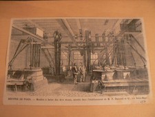 ancien lithographie de journal