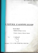 Arsène lupin scénario