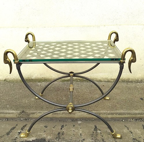 Tabouret table basse acier - tabouret/table,