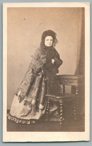Cdv 1860 mme duplan pose - duplan,
