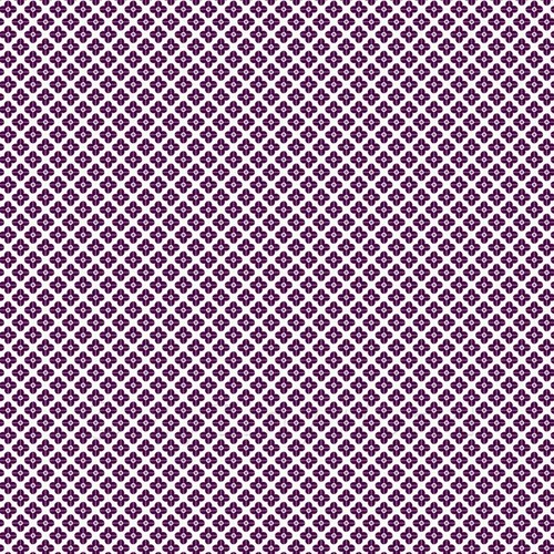 48th violet fleur design - 48th,