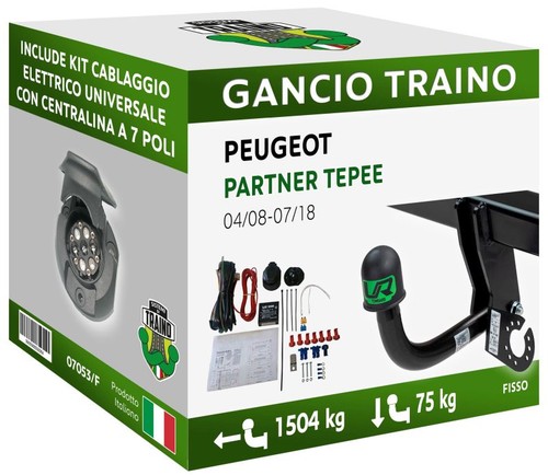 Attelage fixe pour - pour, peugeot