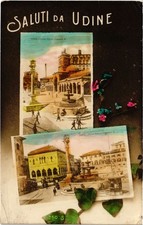 CPA AK Saluti da UDINE ITALY (396596)