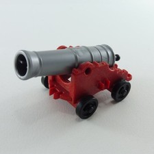 3679 Playmobil Canon Pirates Anglais Rouge et Gris