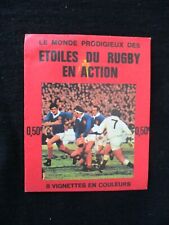 POCHETTE PACK ETOILES DU RUGBY EN ACTION  1972-1973  AGE AGEDUCATIFS PANINI