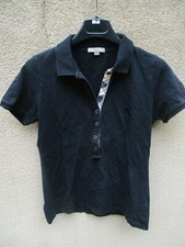 Polo BURBERRY BRIT noir Tartan