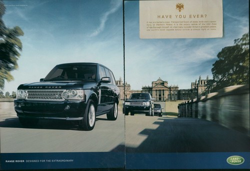 Land rover car magazine print - land-rover,