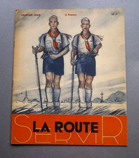 REVUE SCOUT FRANCE WW2 VICHY PETAIN LA ROUTE