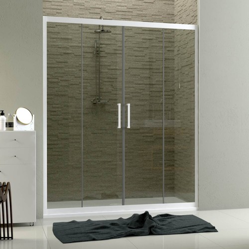 Porte douche niche pvc - porte,