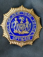 Insigne police New york . USA