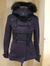 Magnifique Et Authentique Blouson Laine Marine Burberry 34 Tbe 