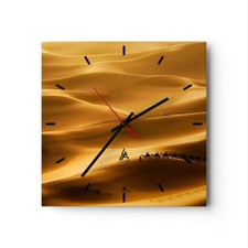 Horloge murale en verre