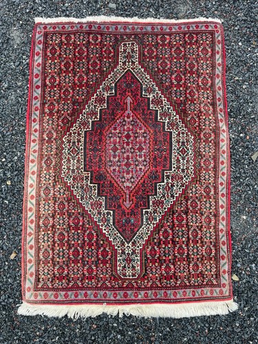 Ancien tapis fait main orient - ancien,