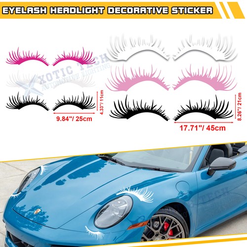 Car eyelashes for headlight - eyelashes,