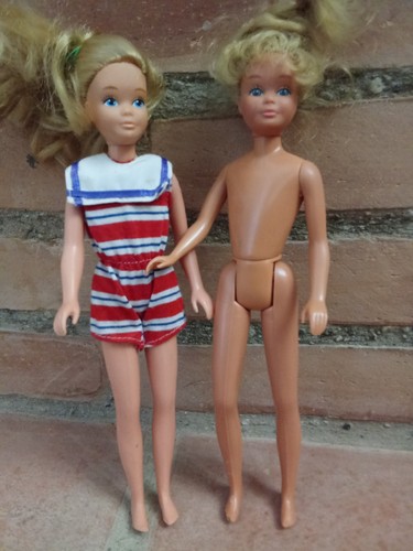 Lot poupees barbie vintage - lot,