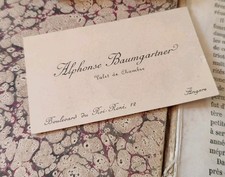 Rare Carte de Visite Ancienne