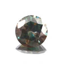 AAA Vert Foncé Moissanite