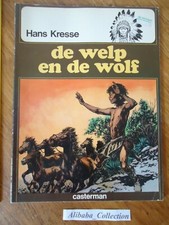 HANS KRESSE DE WELP EN DE WOLF INDIANEN REEKS STRIP STRIPS COMIC BOOK BD