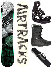 Set de Snowboard AIRTRACKS Steezy Rocker+Fixation Master+Bottes + Sac / 145 150