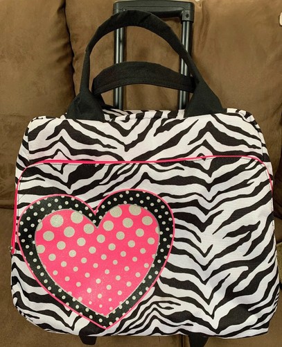 Justice love roller luggage - love,