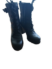 Boots Minelli tout cuir noir - Femme - Taille 38 - très bon état.