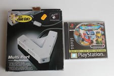 Lot PS1 - Micro Machines V3 complet + Multi Port Mad Catz en boite / Bon état .