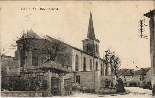Cpa xertigny église de - -,