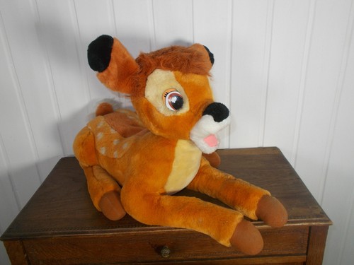 Vintage peluche bambi walt - bambi,