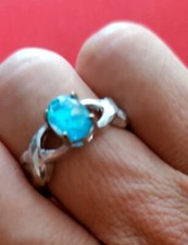 Opale Bague argent 925 Sterling Silver   Taille 58