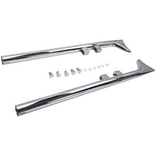 Silver straight fishtail - silver,