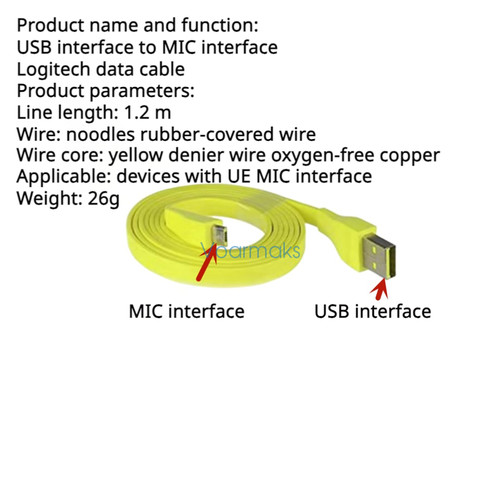 Charging cable for logitech - charging,