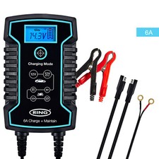 6A Smart Batterie Chargeur Pour Camping-Car Mainteneur 6-12V Raccord Rapide