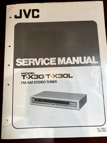 Jvc x30 tx30 x30l tx30l - jvc,