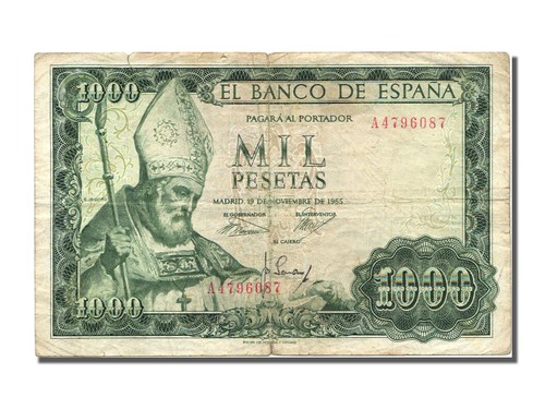 Billet espagne 1000 pesetas - 1000,