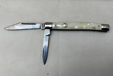 PETIT COUTEAU  ANGLAIS " IMPERIAL ENGLAND " , MANCHE IMITATION NACRE