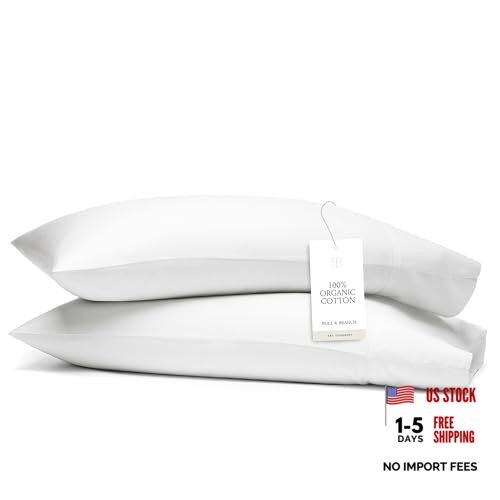 Percale hemmed pillowcase set - hemmed,