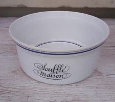 Jacques Lobjoy - Ligne marine - plat « soufflé maison » porcelaine d'Auteuil