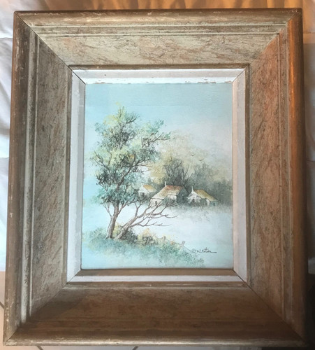 Tableau huile sur - , toile