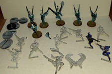 Warhammer 15 Eldars Hawk + Baharroth en métal