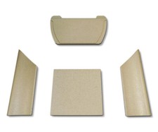 Habillage de foyer pour poêles à cheminée 655 de Contura plaques kit
