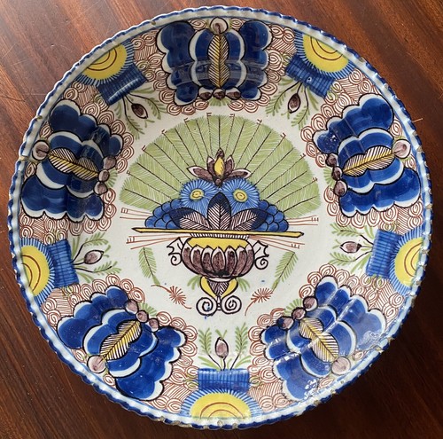 Coupe assiette faïence - faïence, delft