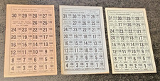 Lot de 3 Ticket de
