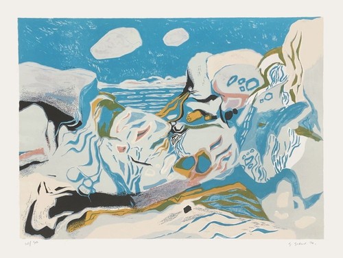 Gabriel godard sur les rochers - sur,