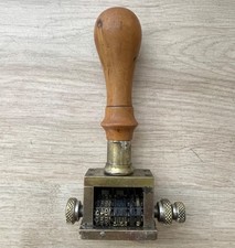 Ancien TAMPON encreur DATEUR