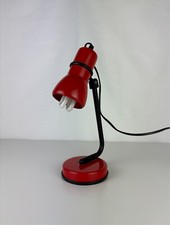 Ancienne Lampe de Bureau Rouge