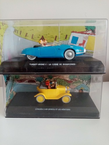 Lot deux véhicules spirou - lot,
