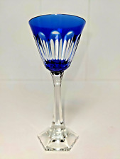 NACHTMANN VERRE A PORTO EN CRISTAL DE COULEUR SOUFFLÉ TAILLÉ