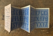 CARNET ALPHABET BRODERIE