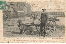 FRANCE #FG61784 08 NOUZON ATTELAGE A CHIENS ARDENNAIS