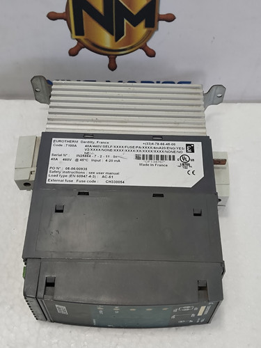Eurotherm 7100a 40a 460v - 7100a, 40a/460v/solo